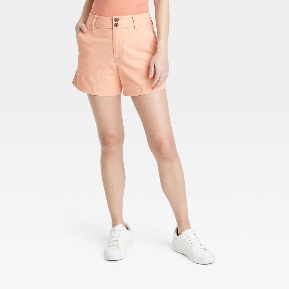 Peach shorts